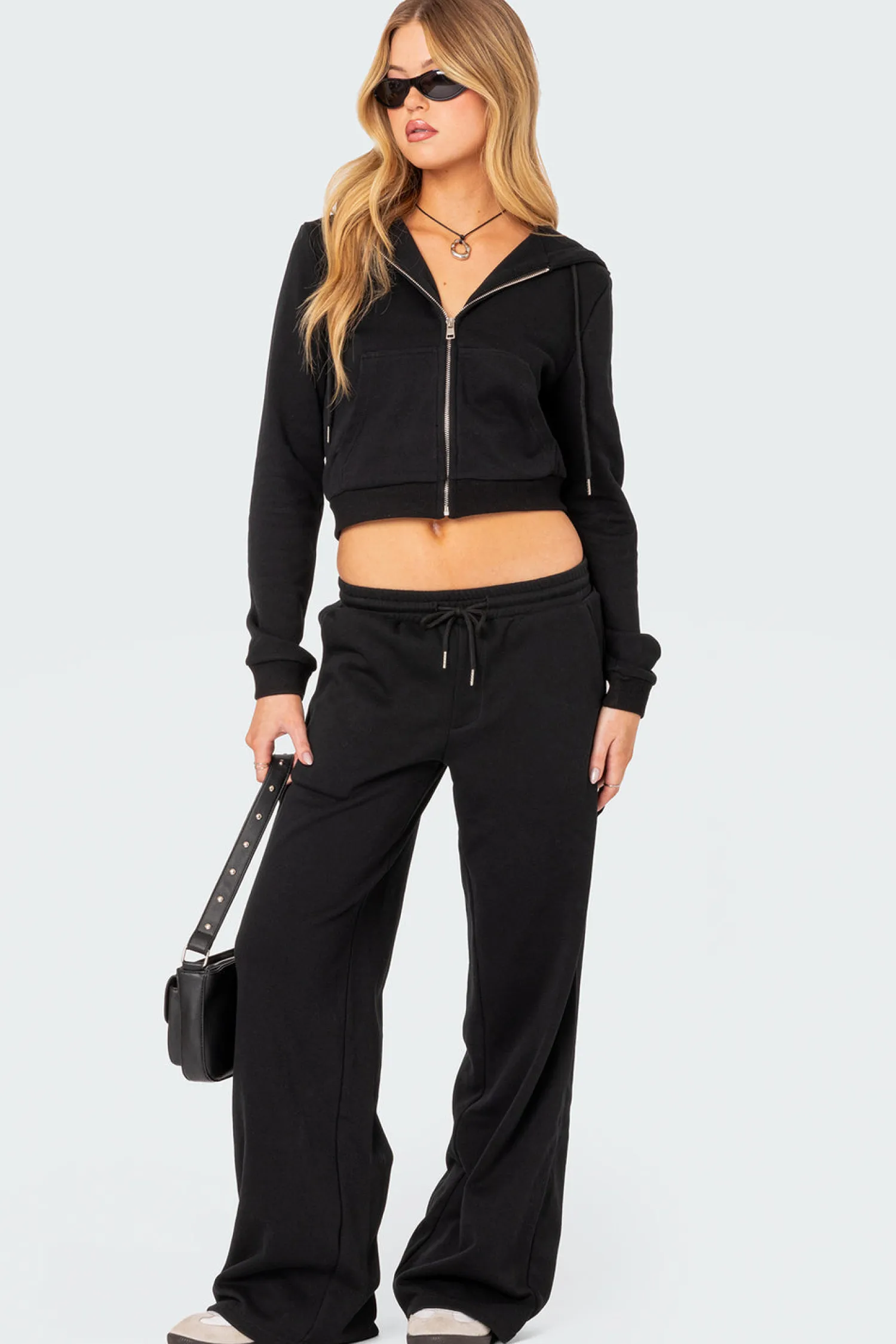 Pants | Pants*edikted Annalise Straight Leg Sweatpants BLACK