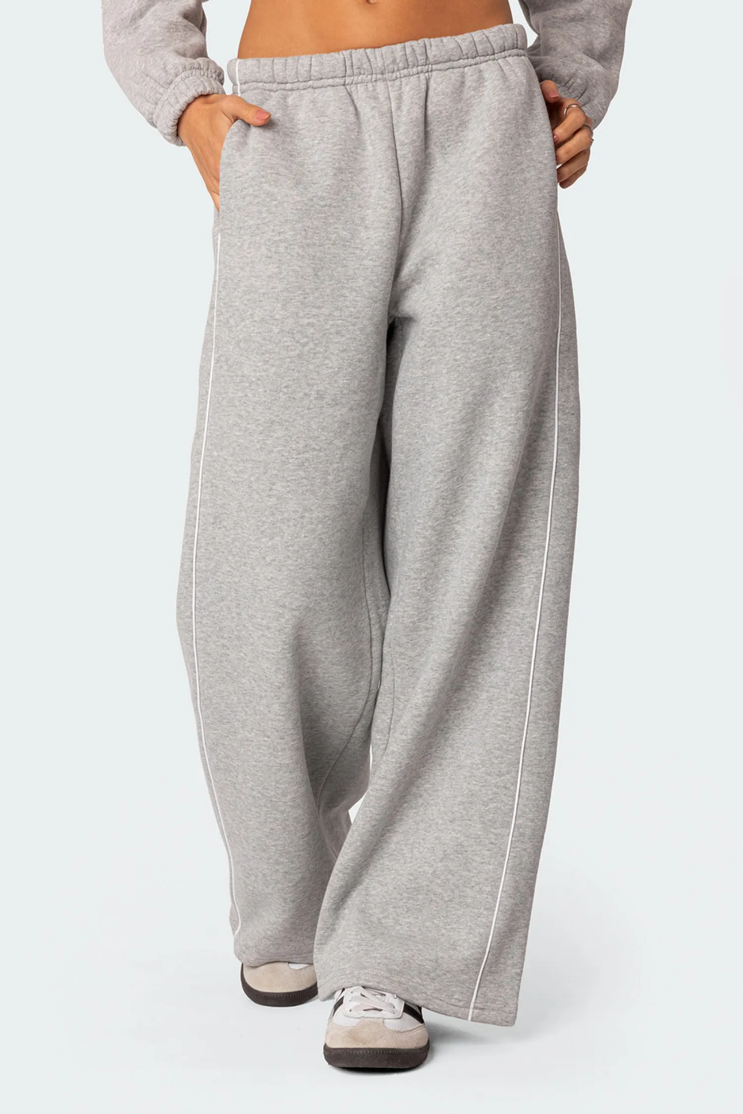 Pants | Pants*edikted Autumn Sweatpants GRAY MELANGE