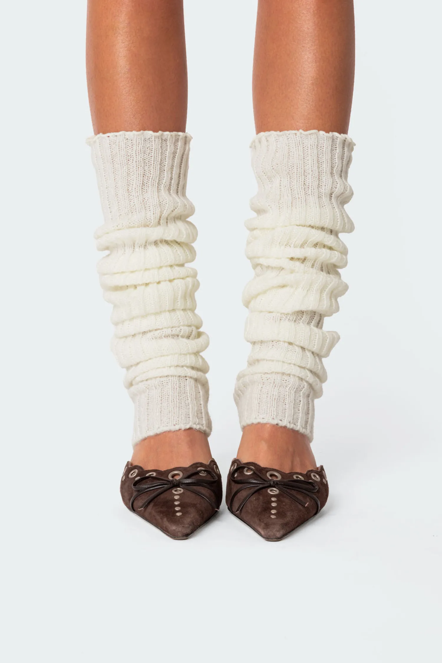 Socks & Tights*edikted Baby It'S Cold Leg Warmers WHITE