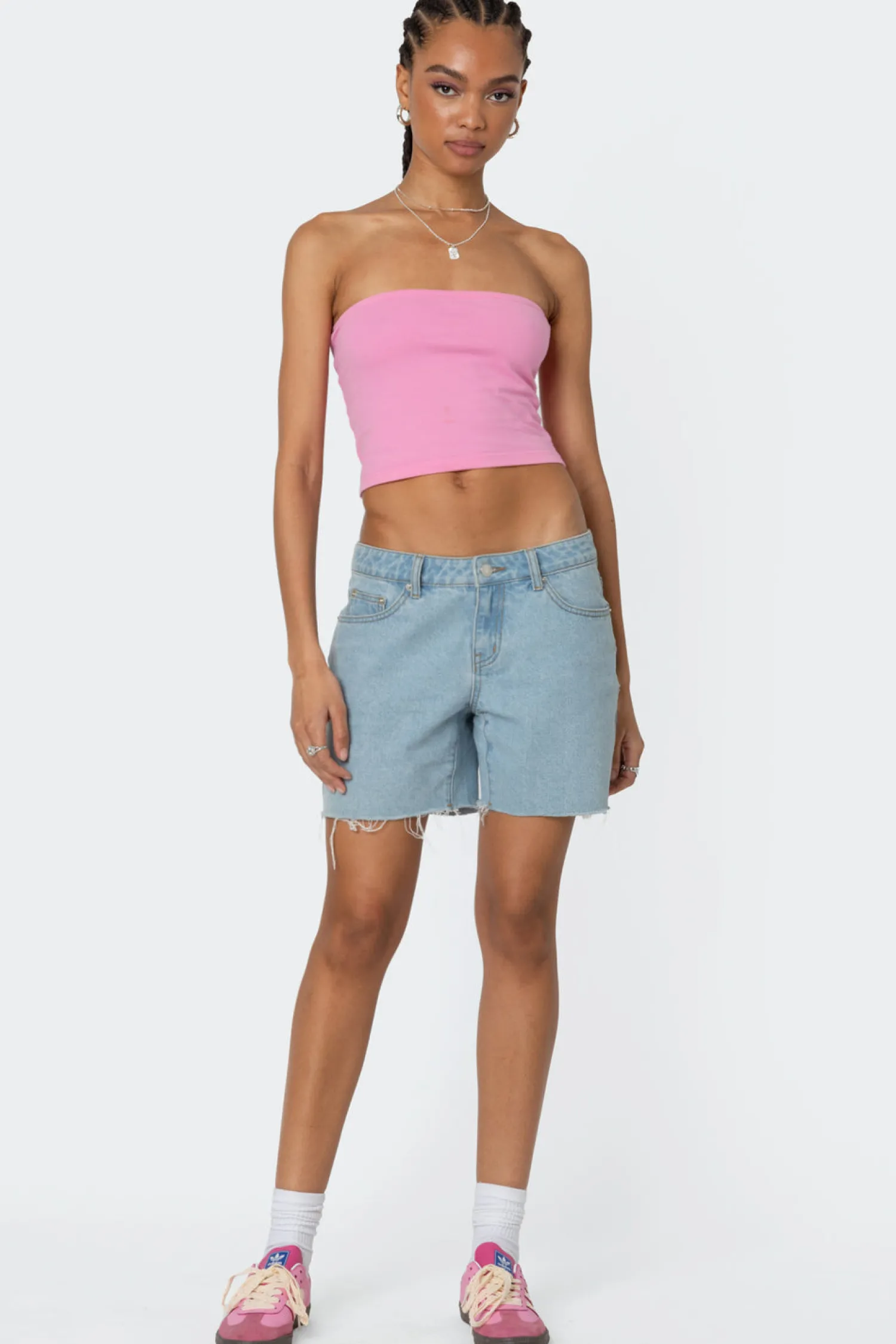 Crop Tops | Strapless Tops*edikted Basic Tube Top PINK