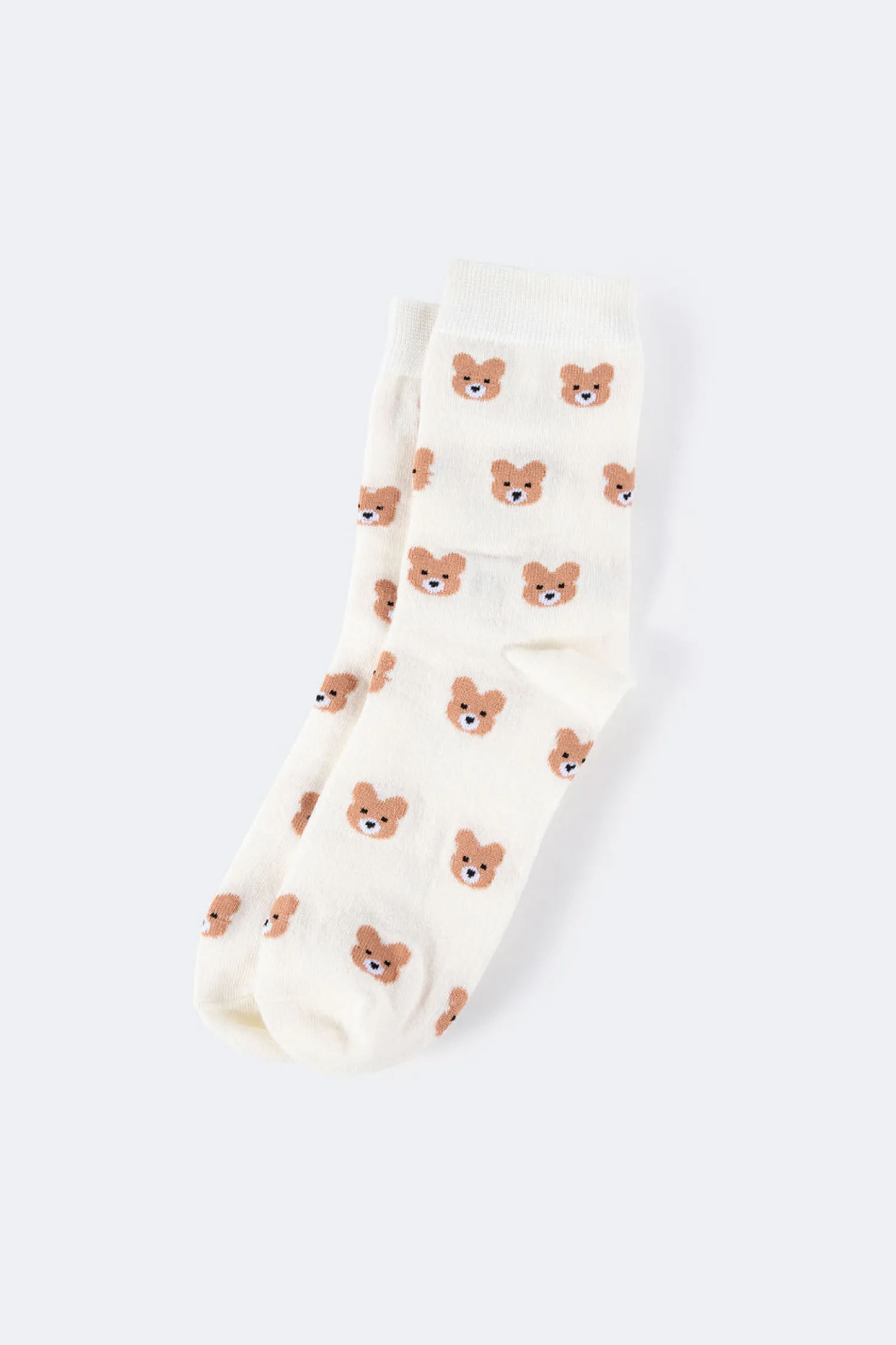 Socks & Tights*edikted Beary Socks CREAM