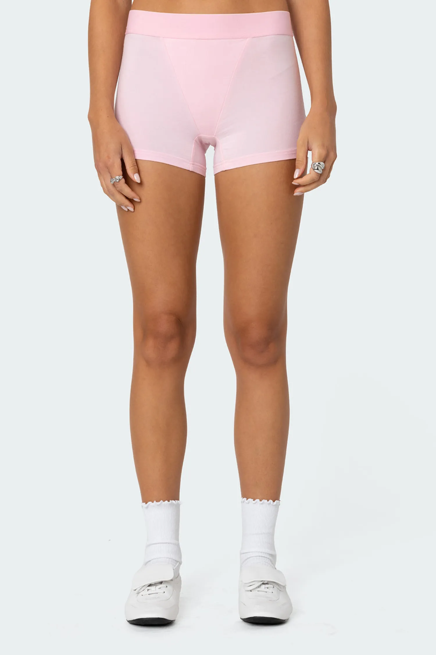 Shorts | Shorts*edikted Bf Boxer Brief Shorts PINK