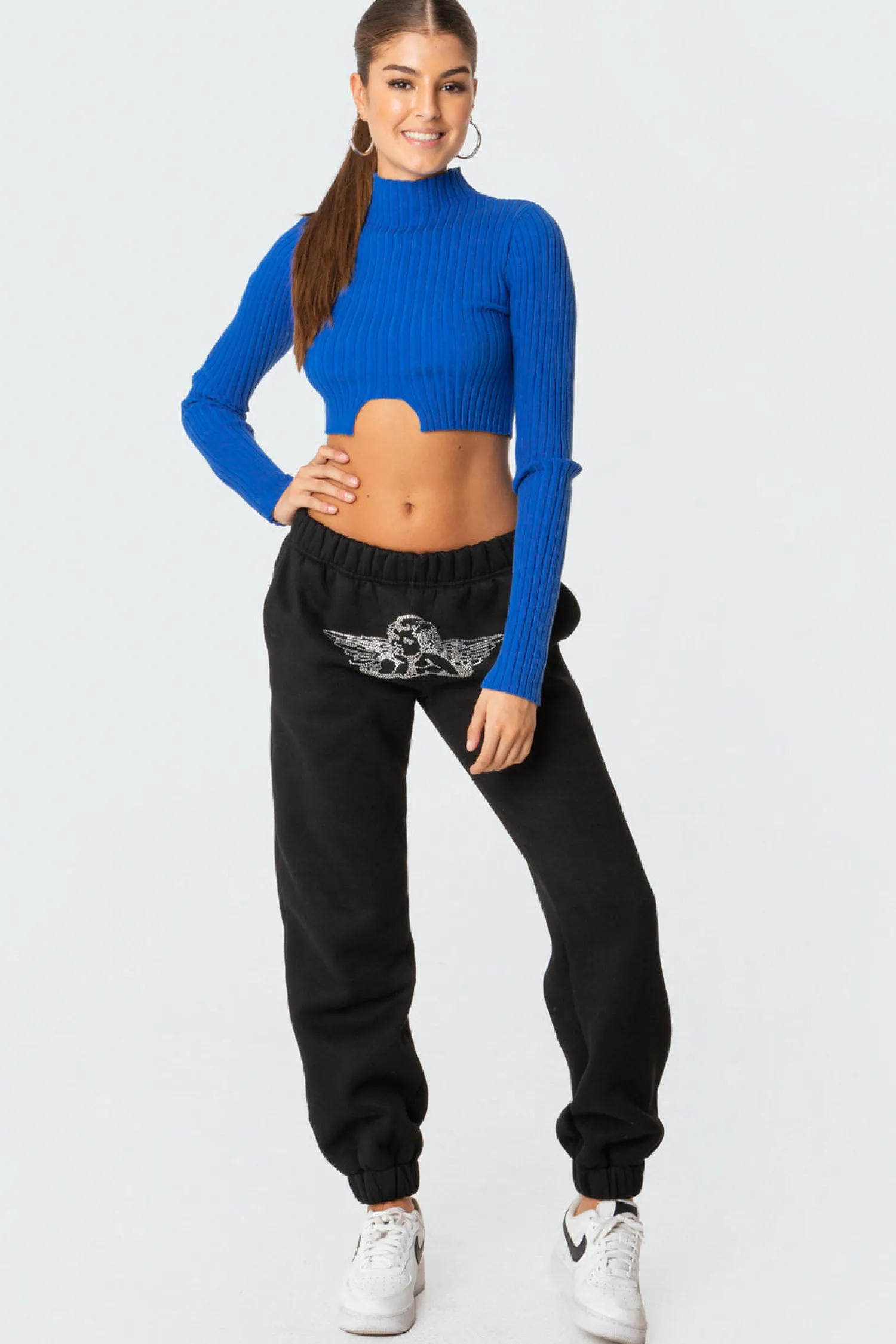 Crop Tops | Sweaters & Cardigans*edikted Bonnie Cropped Sweater BLUE