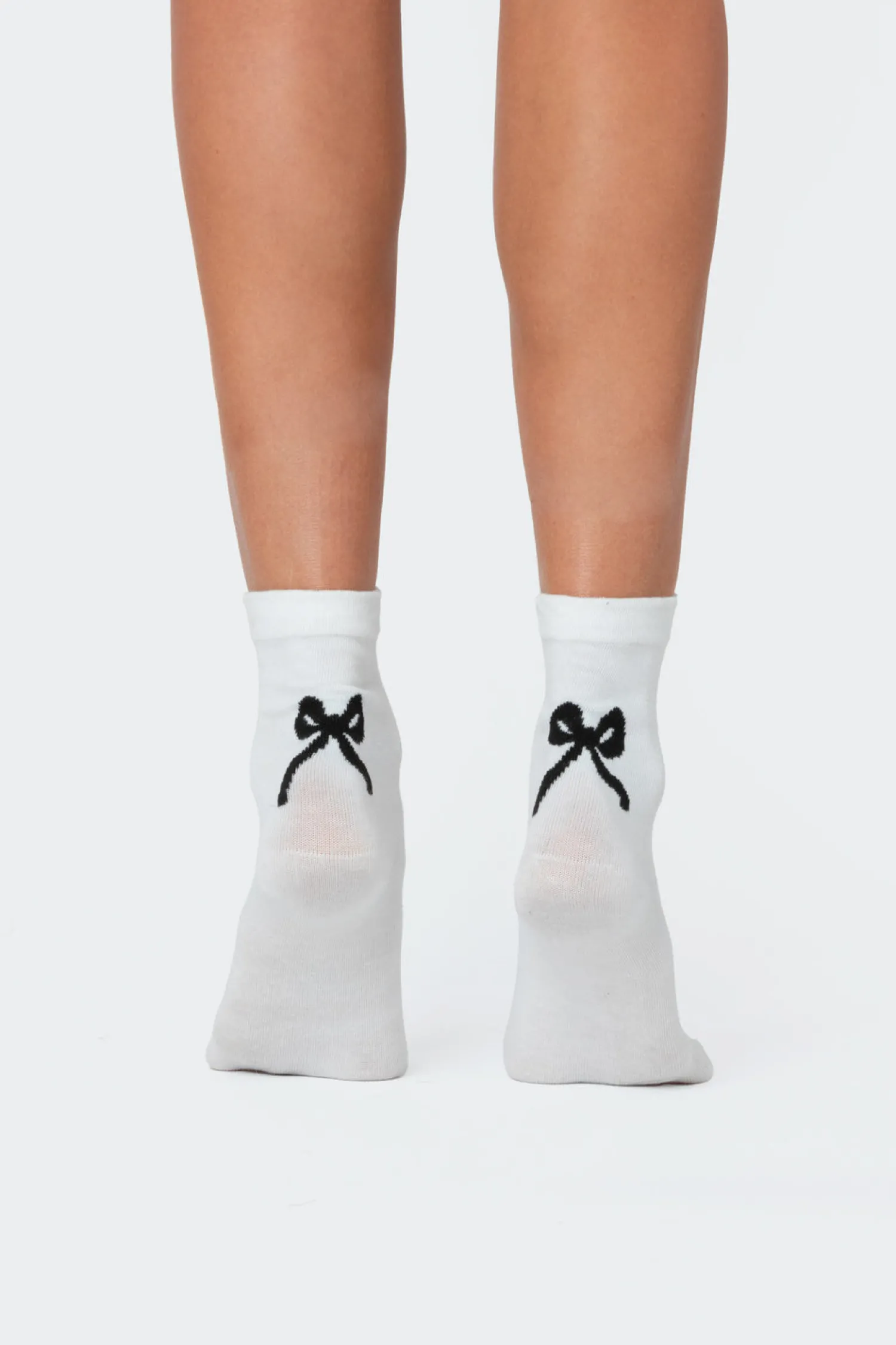 Socks & Tights*edikted Bow Socks WHITE