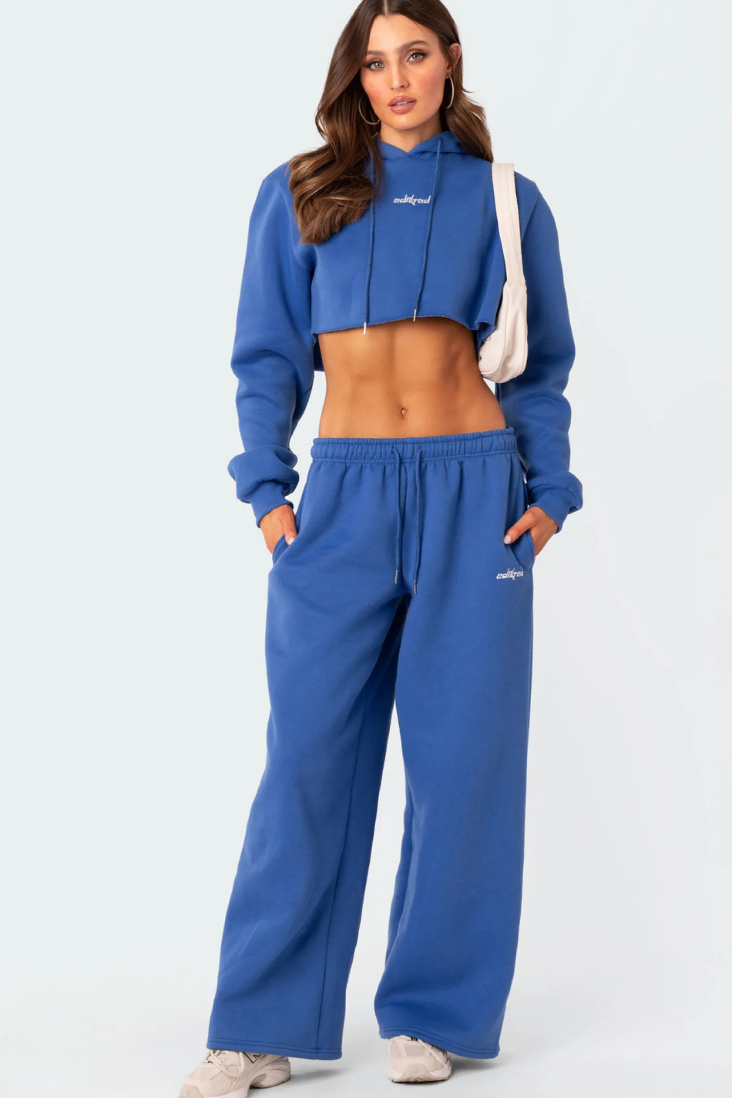 Pants | Pants*edikted Brenna Low Rise Wide Sweatpants BLUE