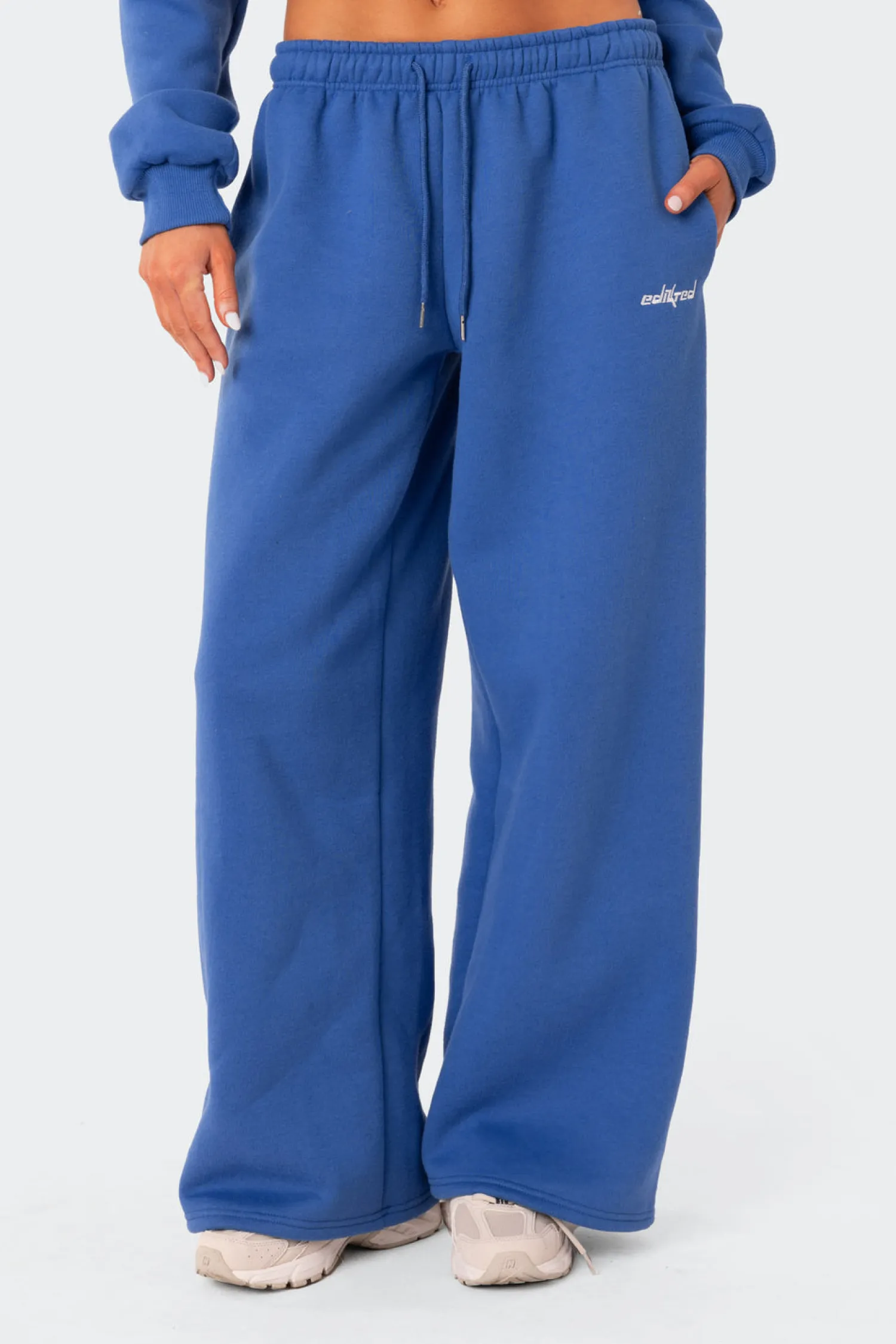 Pants | Pants*edikted Brenna Low Rise Wide Sweatpants BLUE