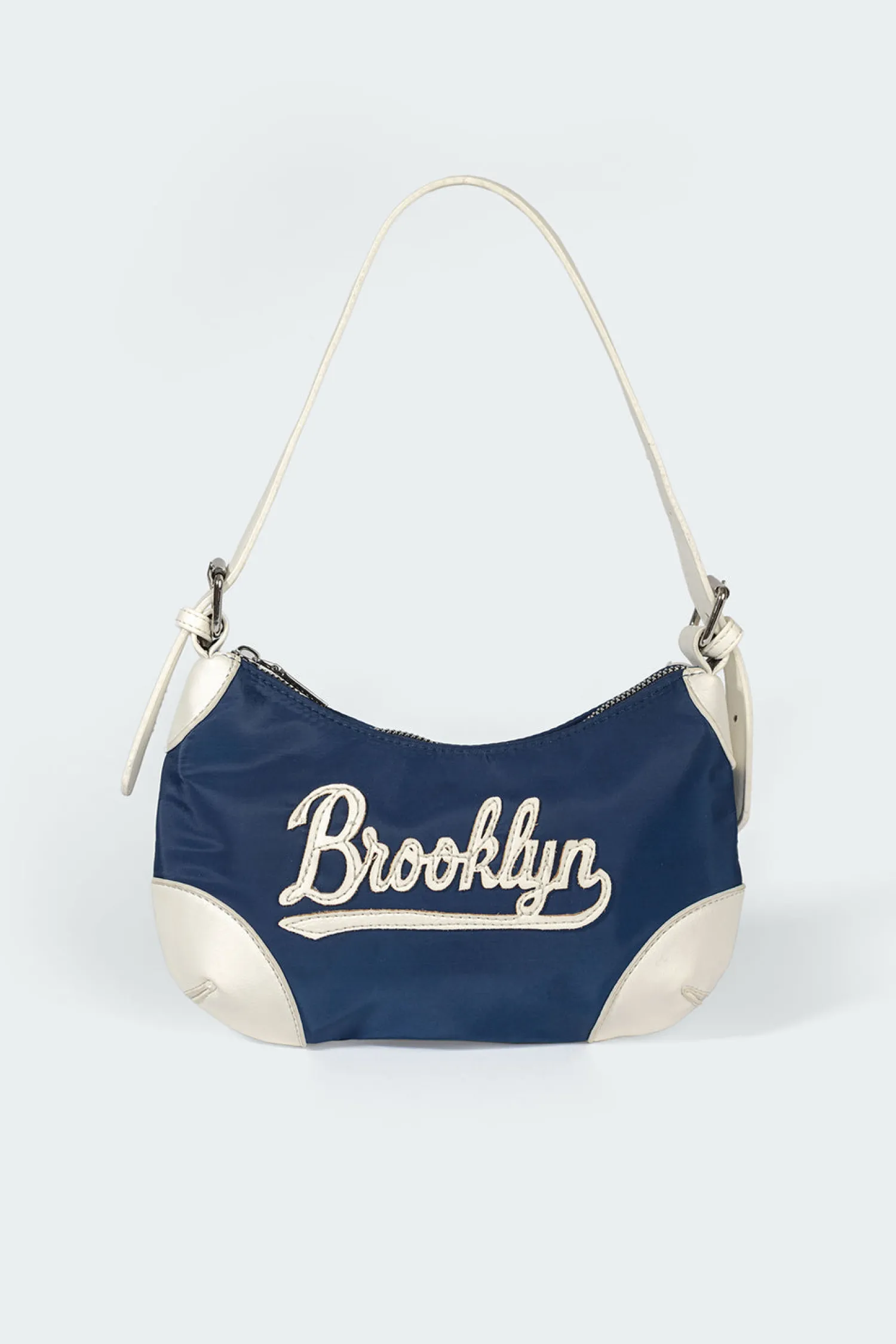 Bags*edikted Brooklyn Shoulder Bag WHITE AND BLUE