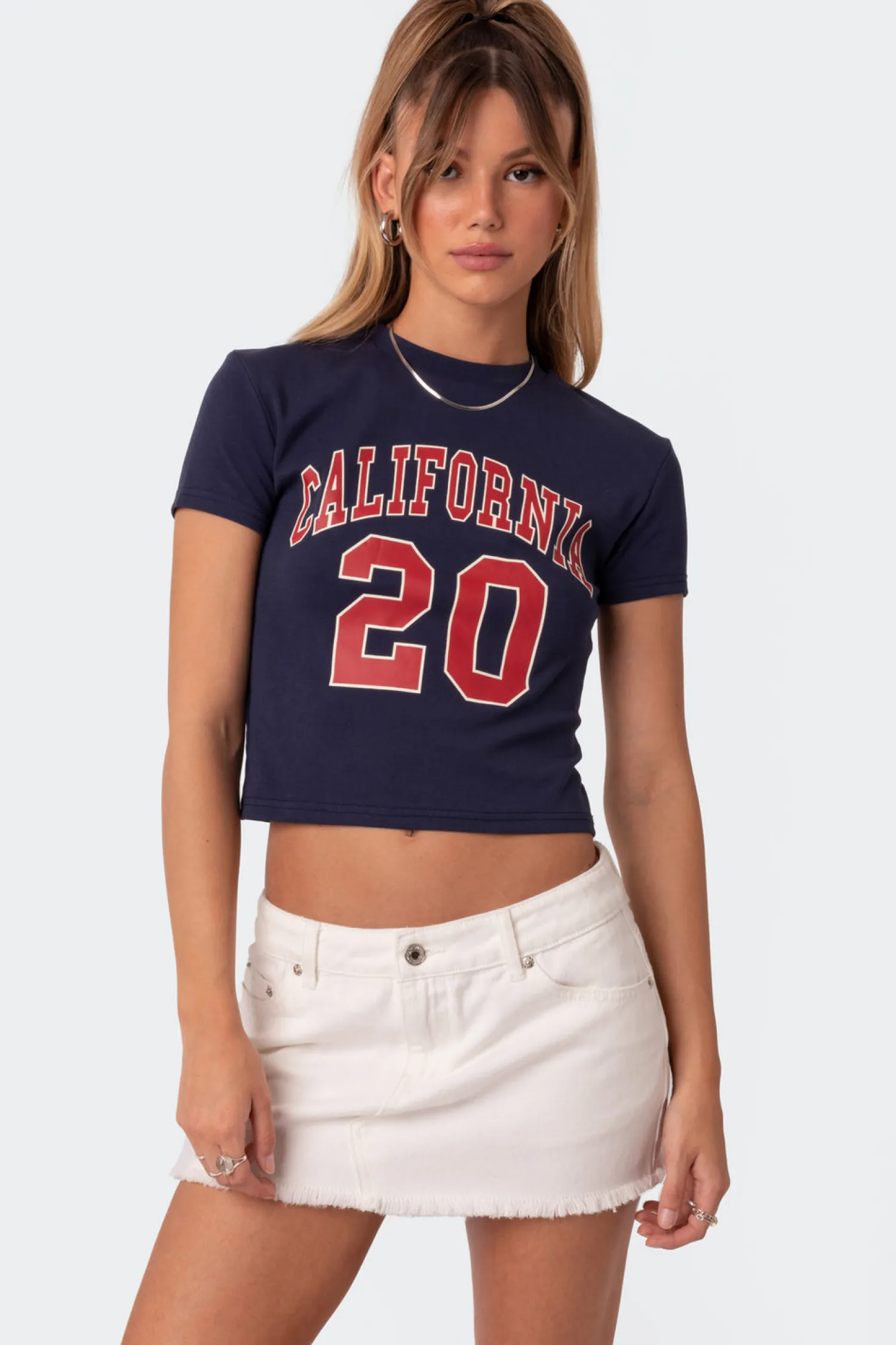 T-Shirts | Graphic Tops*edikted California T Shirt NAVY