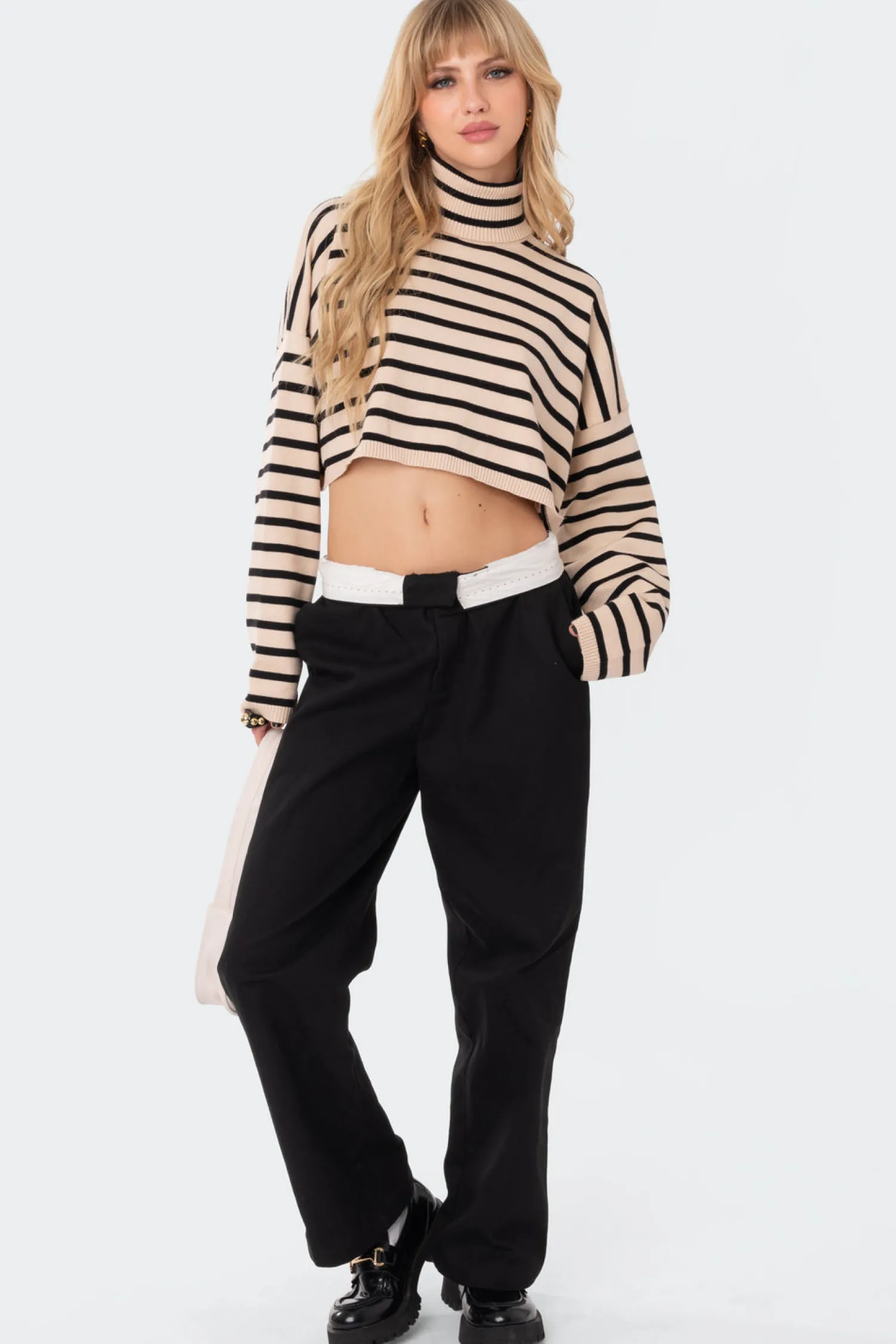 Crop Tops | Sweaters & Cardigans*edikted Cassidy Turtle Neck Sweater BEIGE