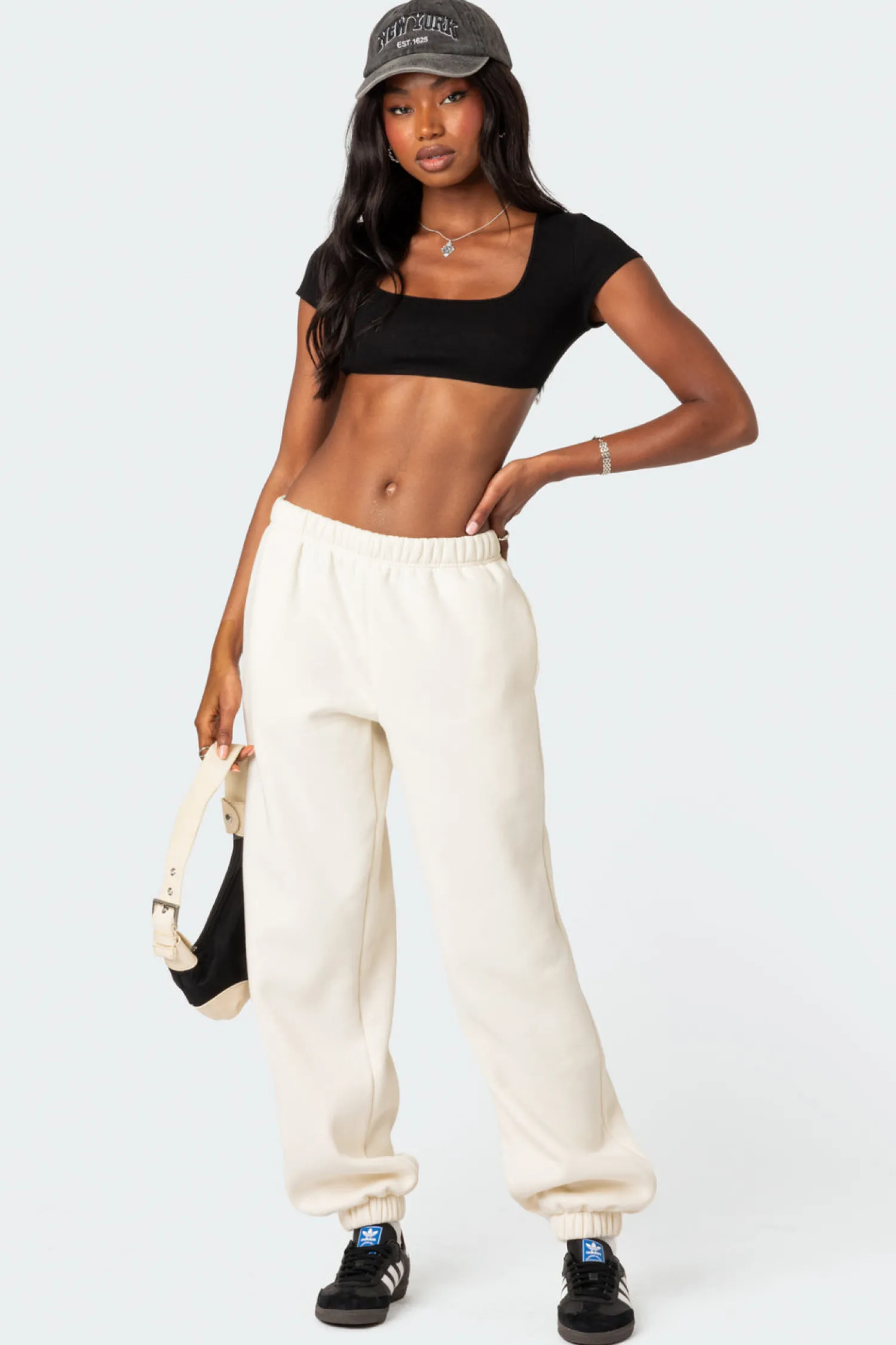 Pants | Pants*edikted Clark Oversized Sweatpants CREAM