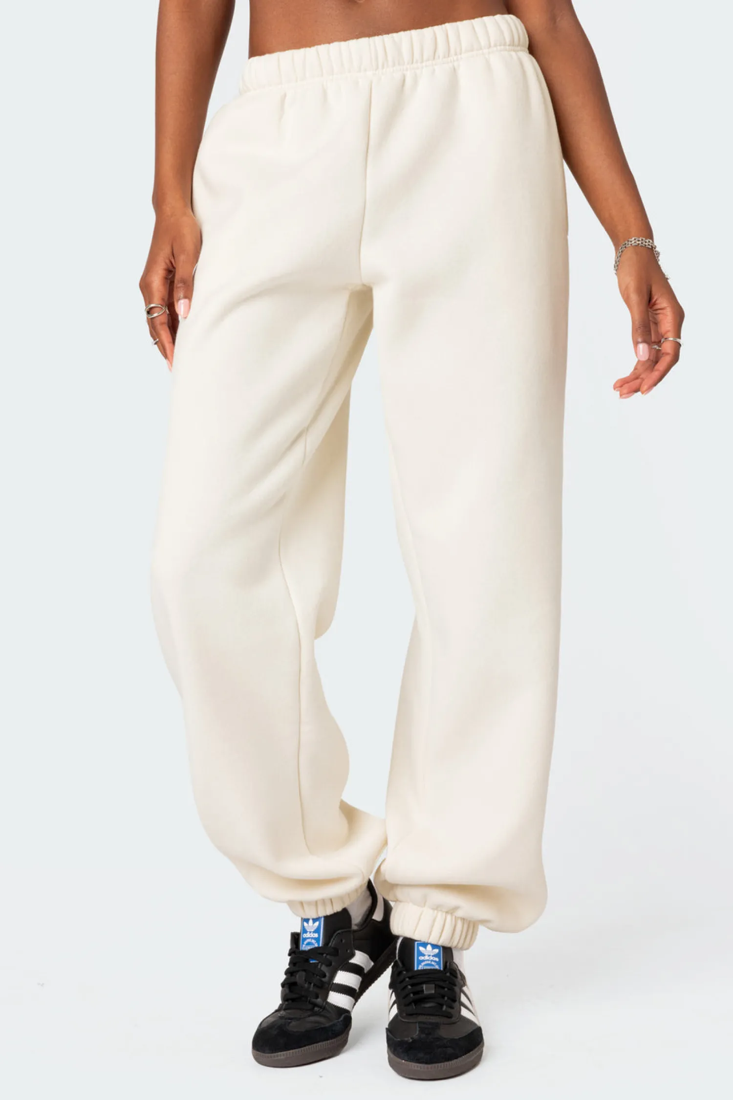 Pants | Pants*edikted Clark Oversized Sweatpants CREAM