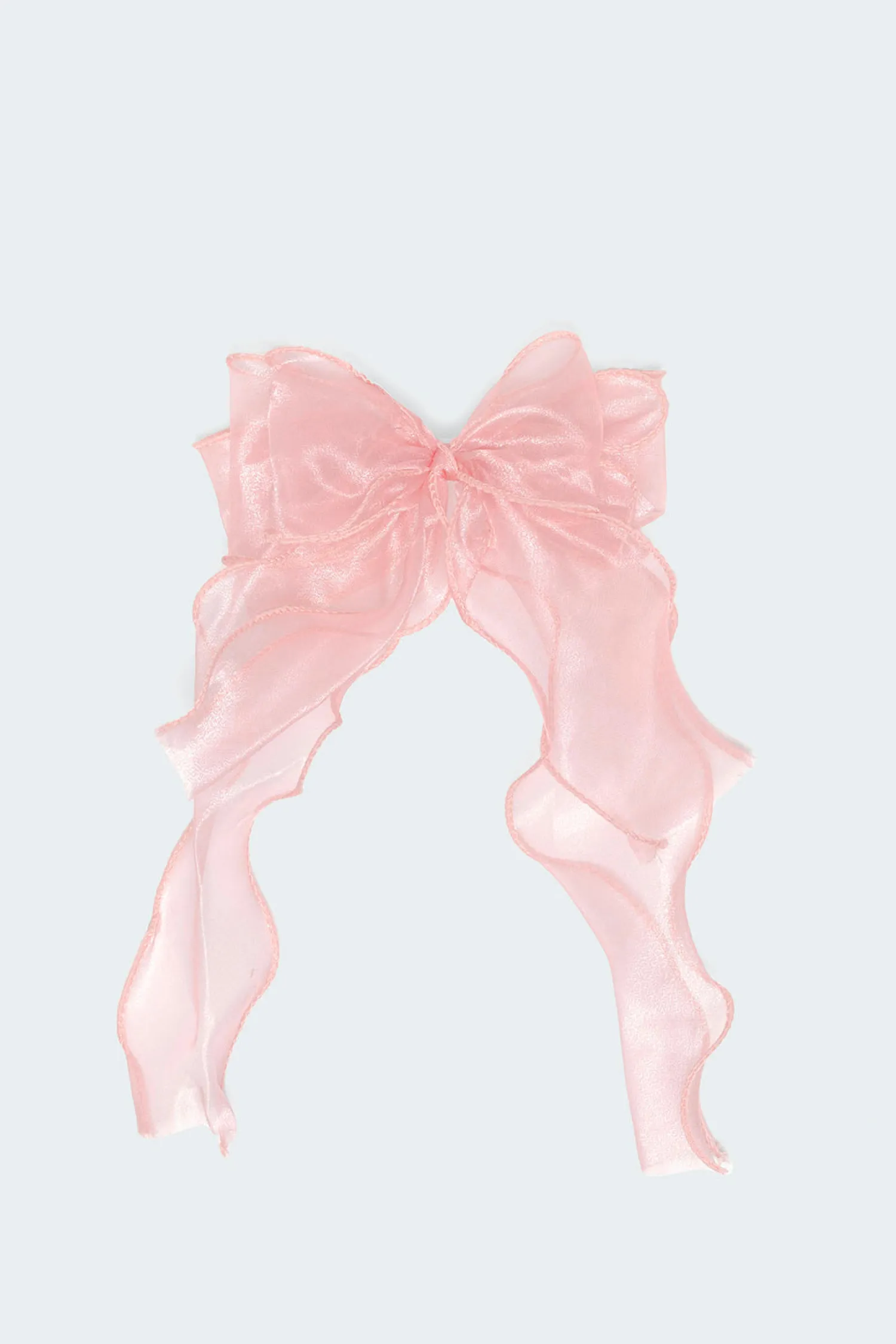 Hair Accessories*edikted Frilled Bow Hair Clip PINK