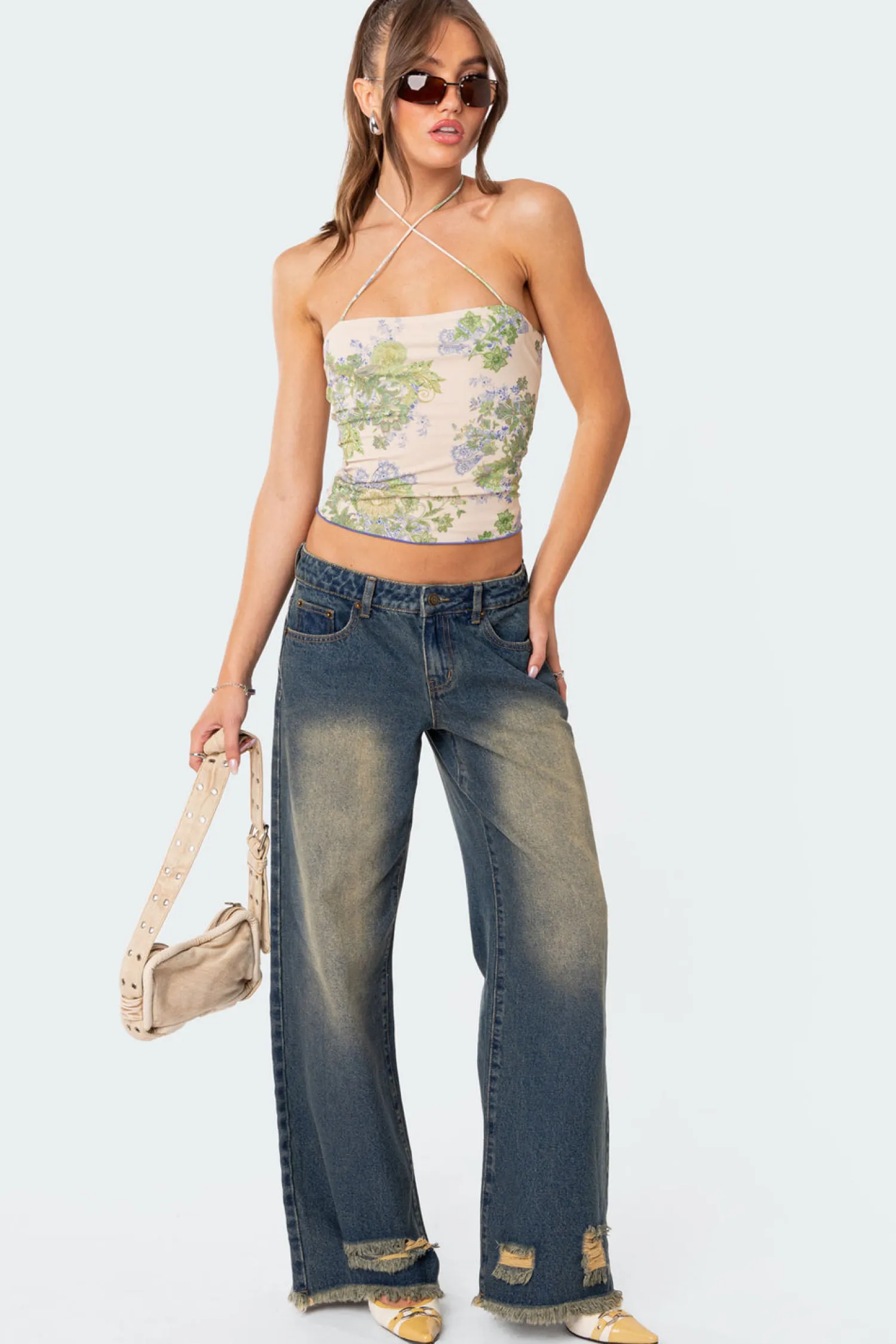 Crop Tops | Tops*edikted Garden Party Printed Top MIX