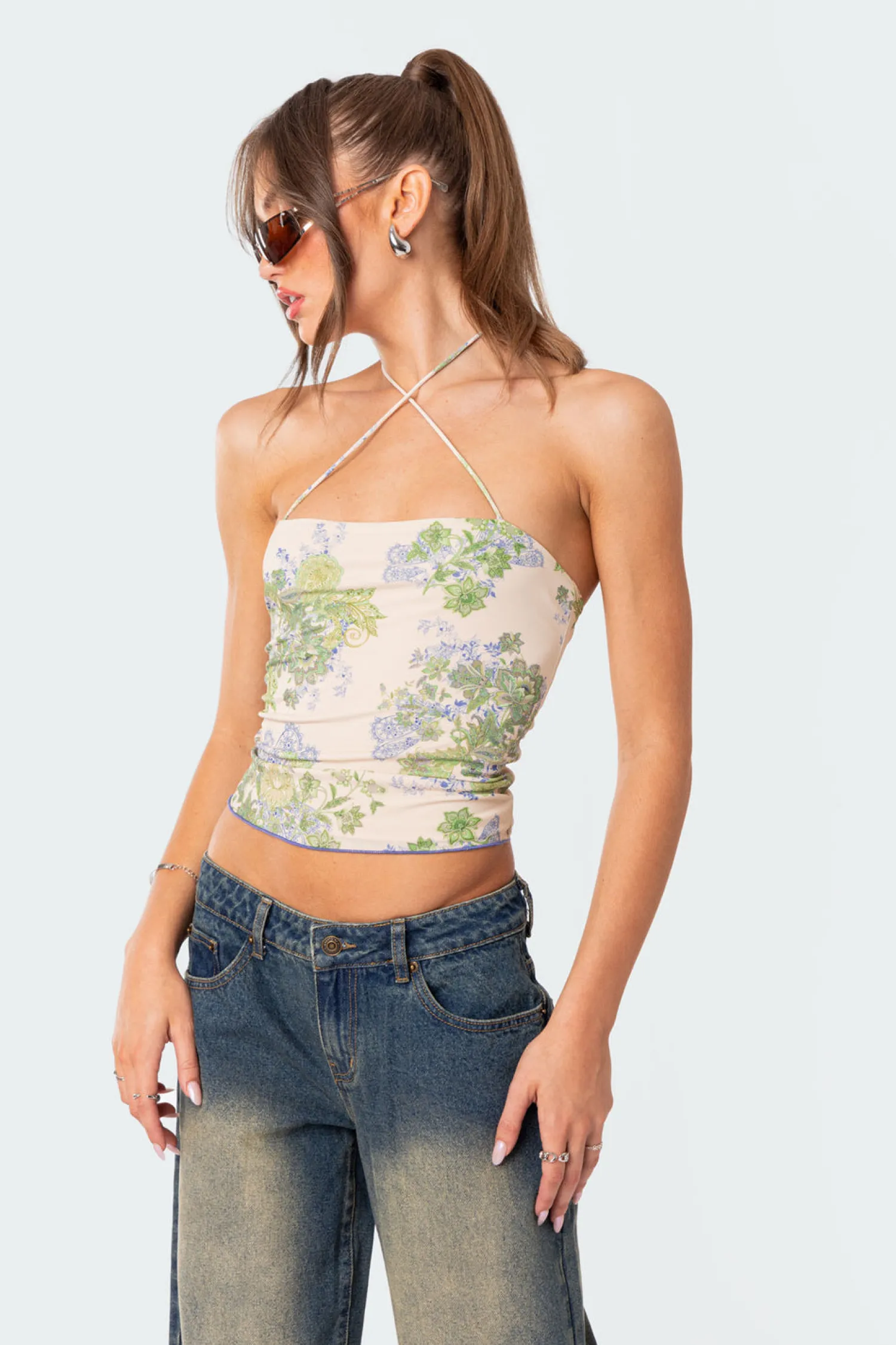 Crop Tops | Tops*edikted Garden Party Printed Top MIX