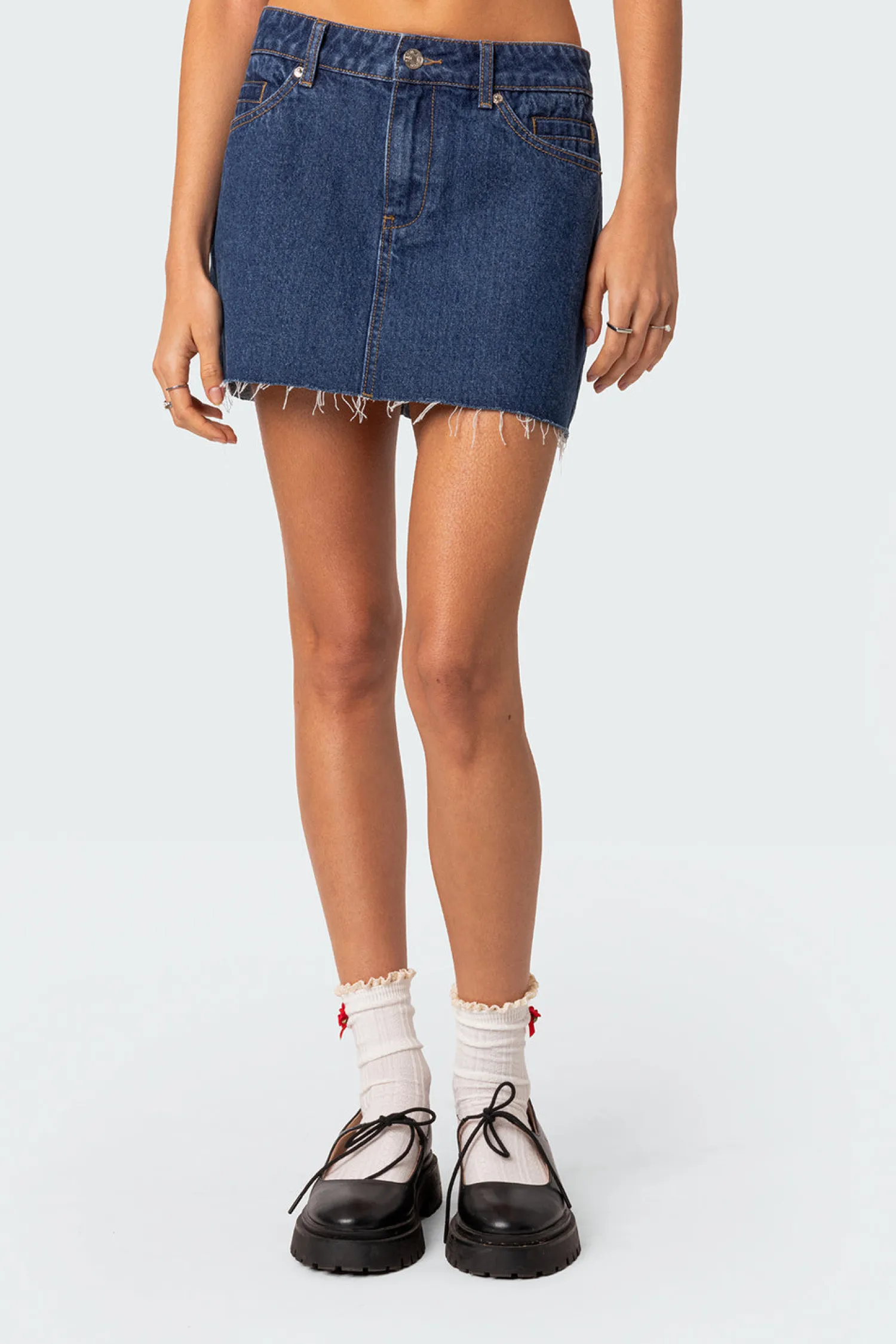 Skirts | Skirts*edikted Jessie Denim Mini Skirt BLUE WASHED