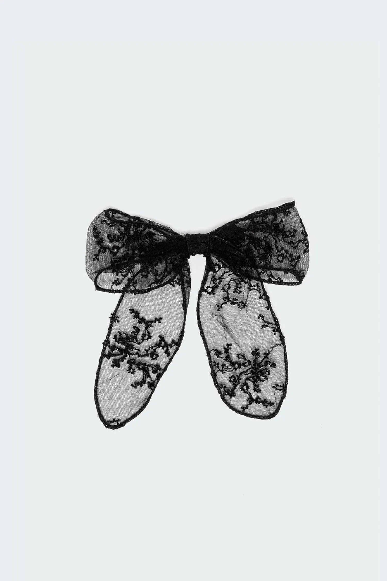 Hair Accessories*edikted Lace Bow Hair Clip BLACK