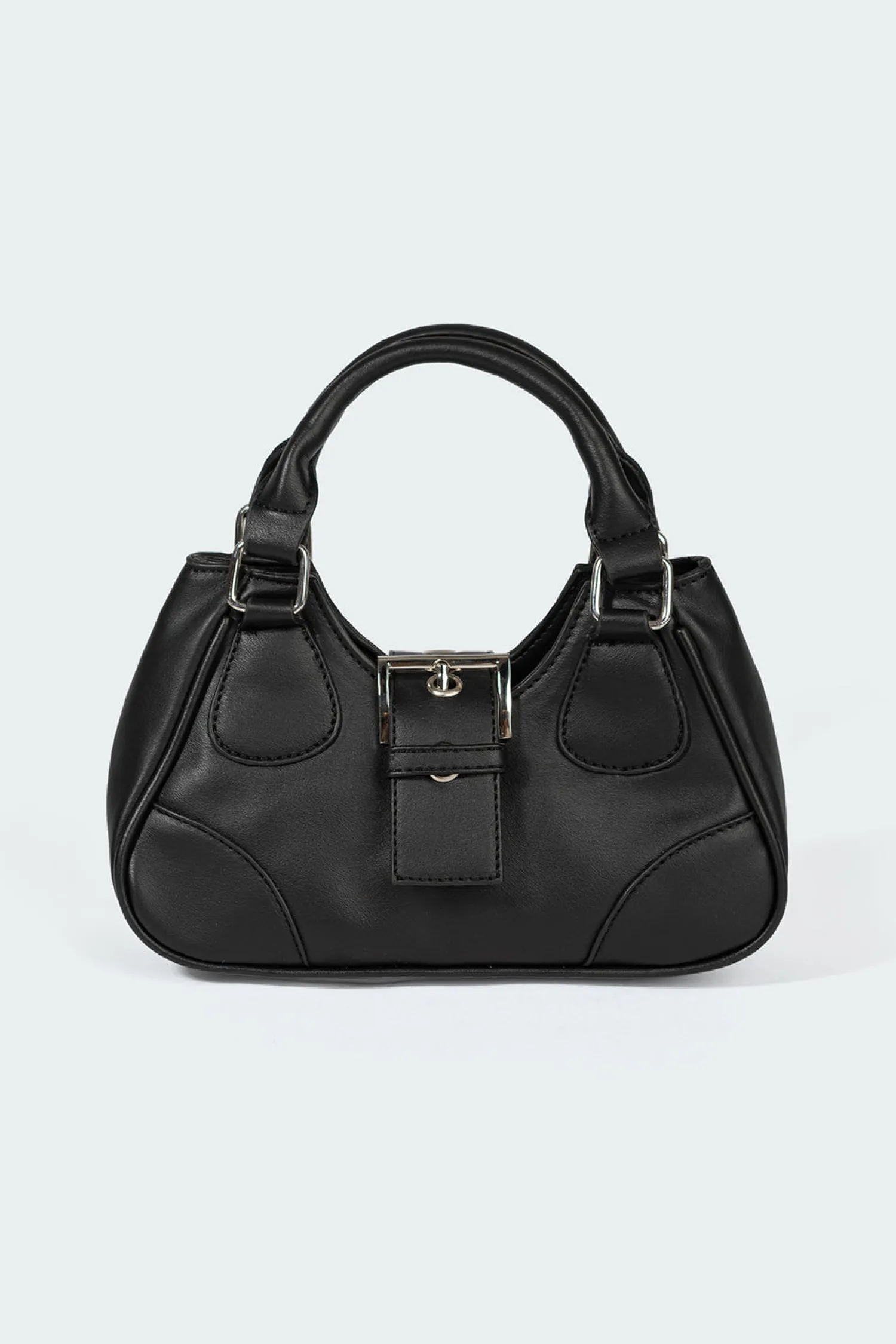 Bags*edikted Manhattan Buckle Shoulder Bag BLACK