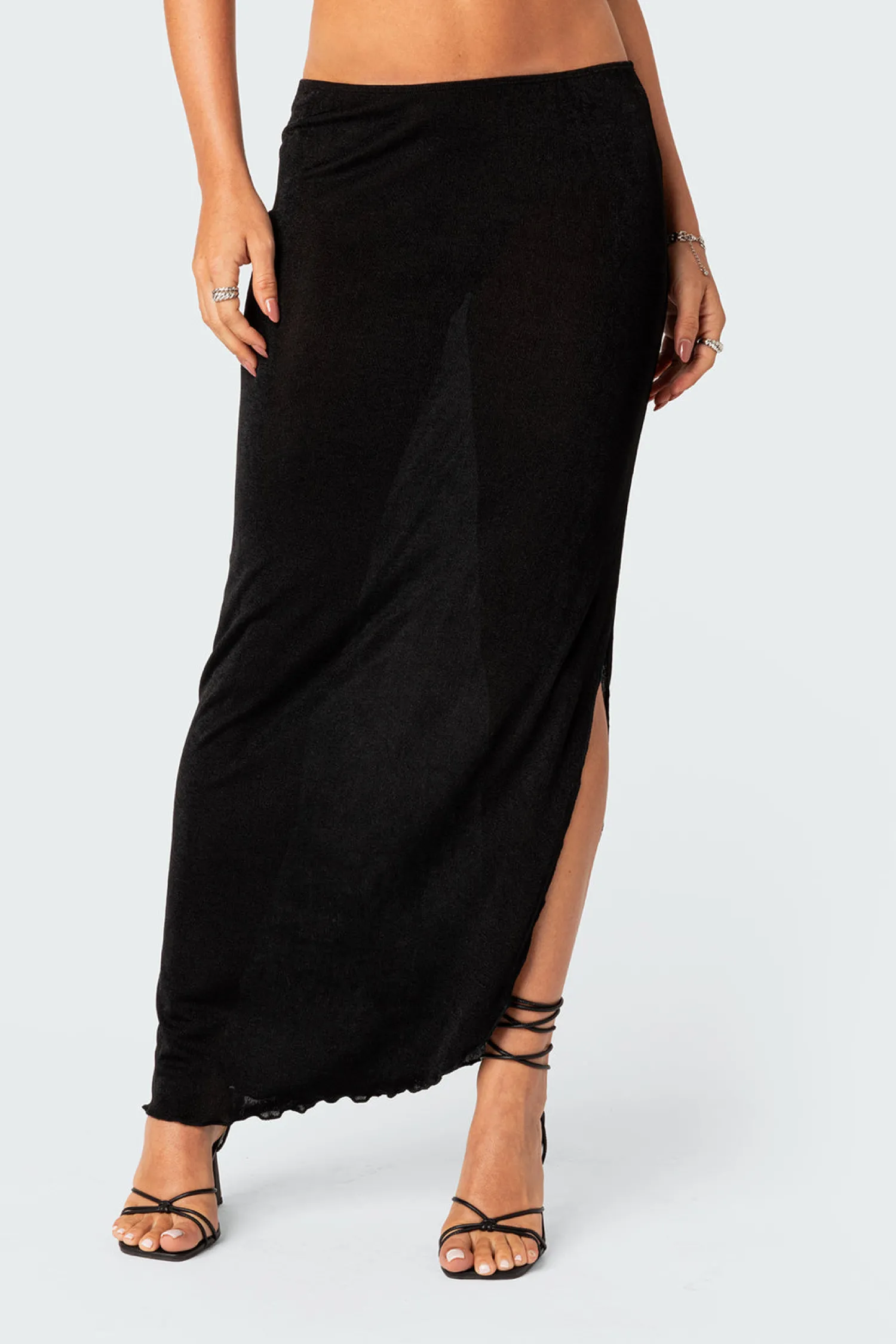 Skirts | Skirts*edikted Milan Slitted Maxi Skirt BLACK