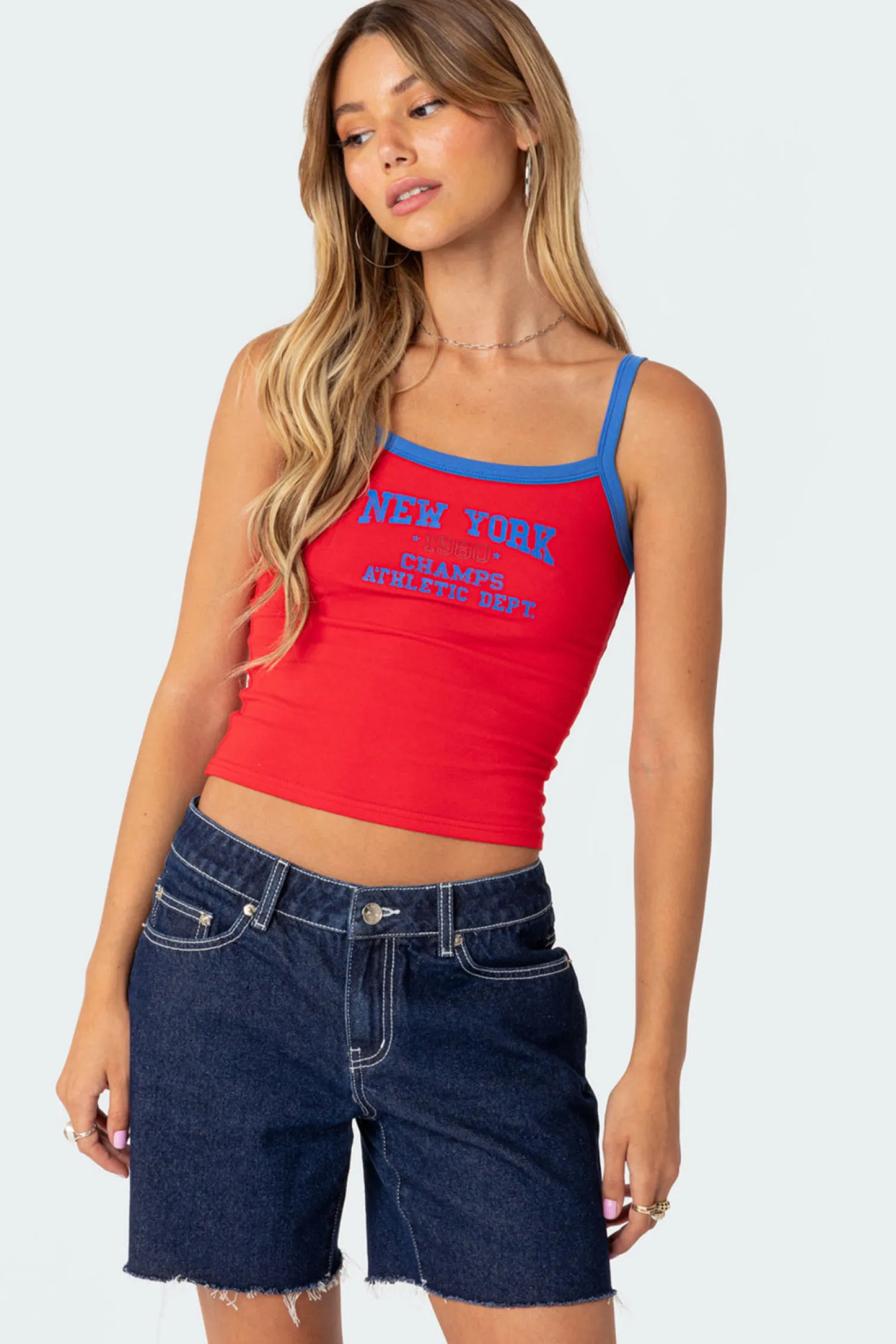 Tank Tops | Graphic Tops*edikted New York Tank Top RED