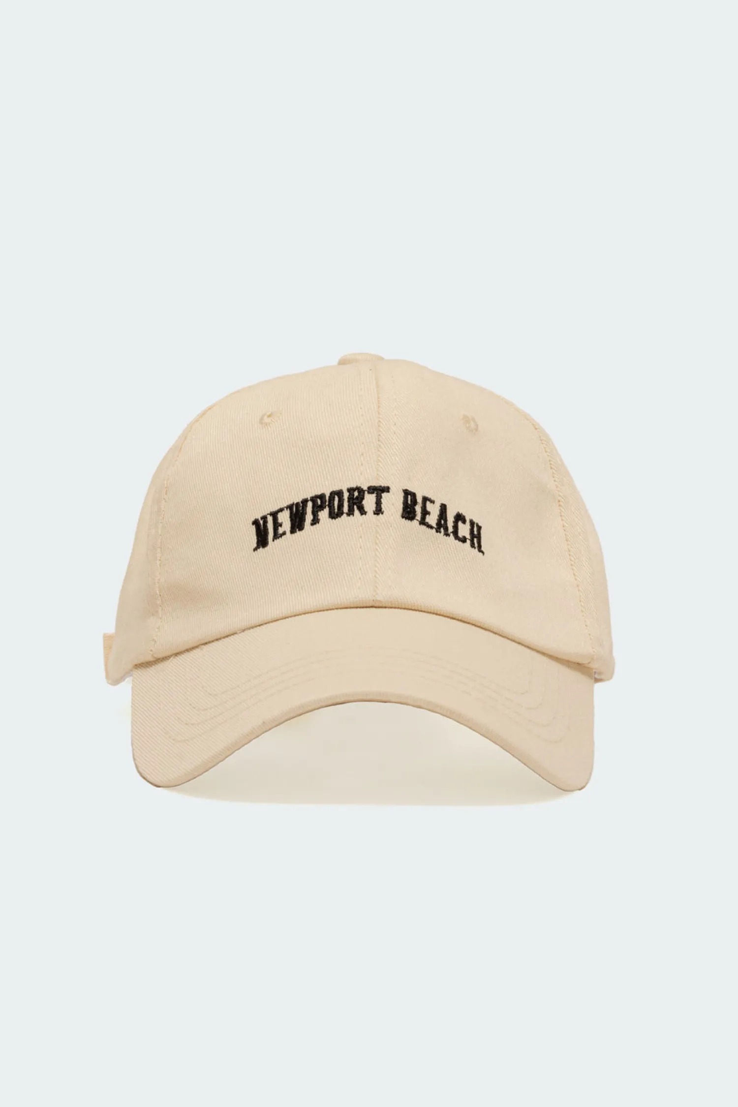 Hats & Scarfs*edikted Newport Beach Baseball Cap CREAM