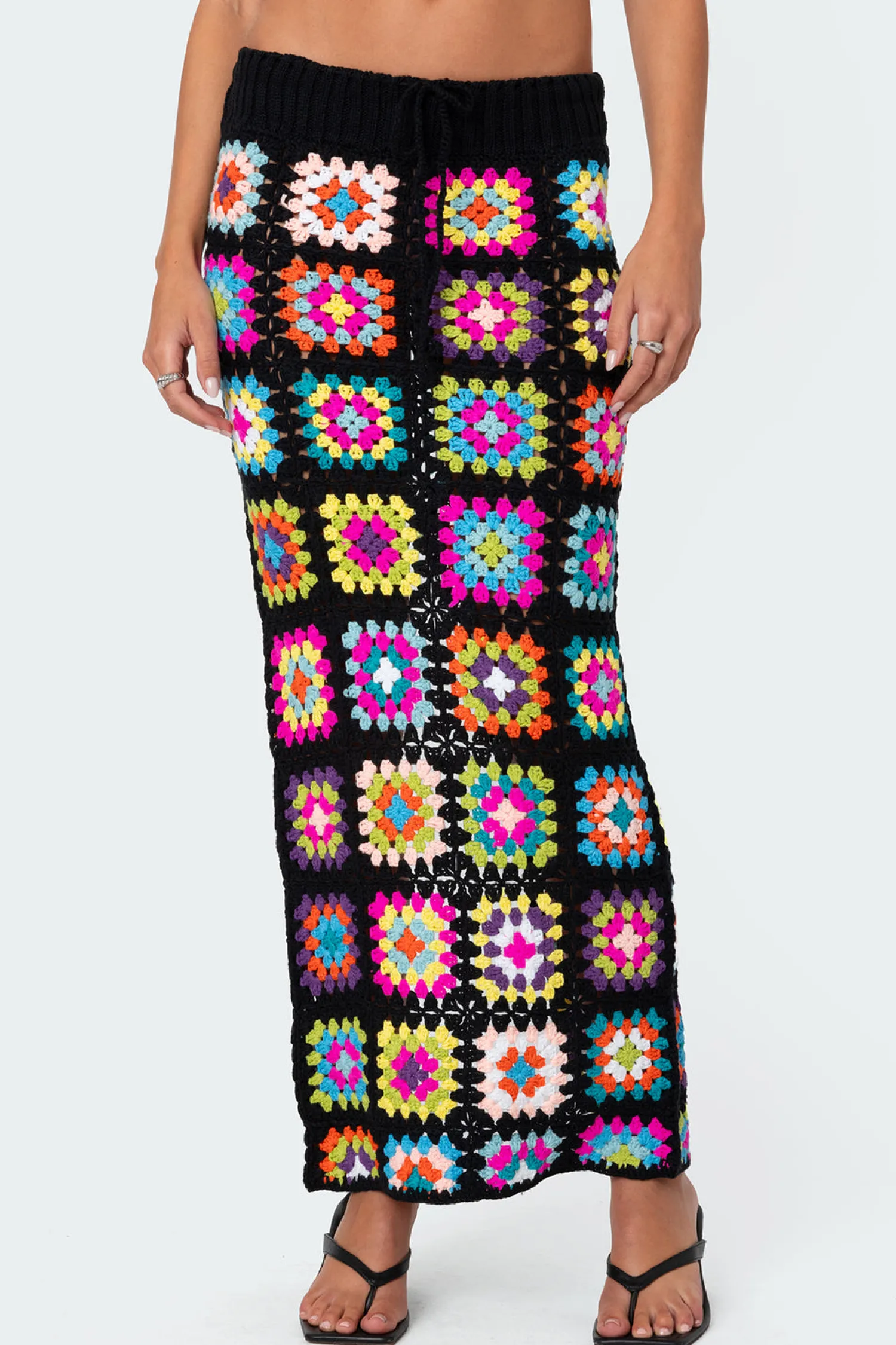 Skirts | Skirts*edikted Patchwork Crochet Maxi Skirt MIX