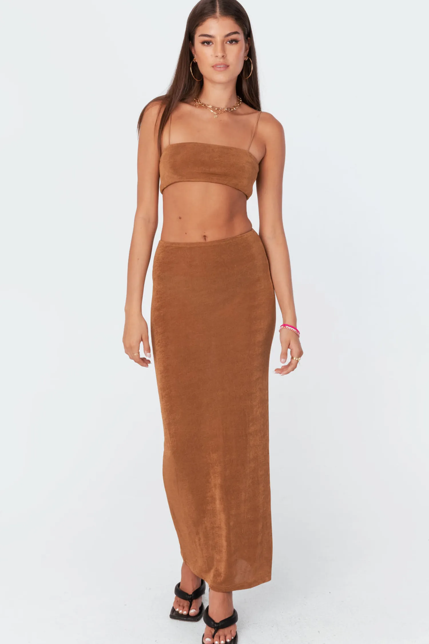 Skirts | Skirts*edikted Shelby Maxi Skirt BROWN