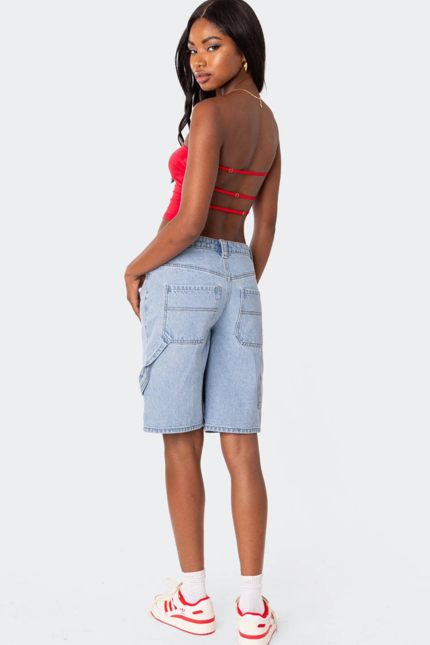 Strapless Tops | Tops*edikted Tao Open Back Tube Top RED