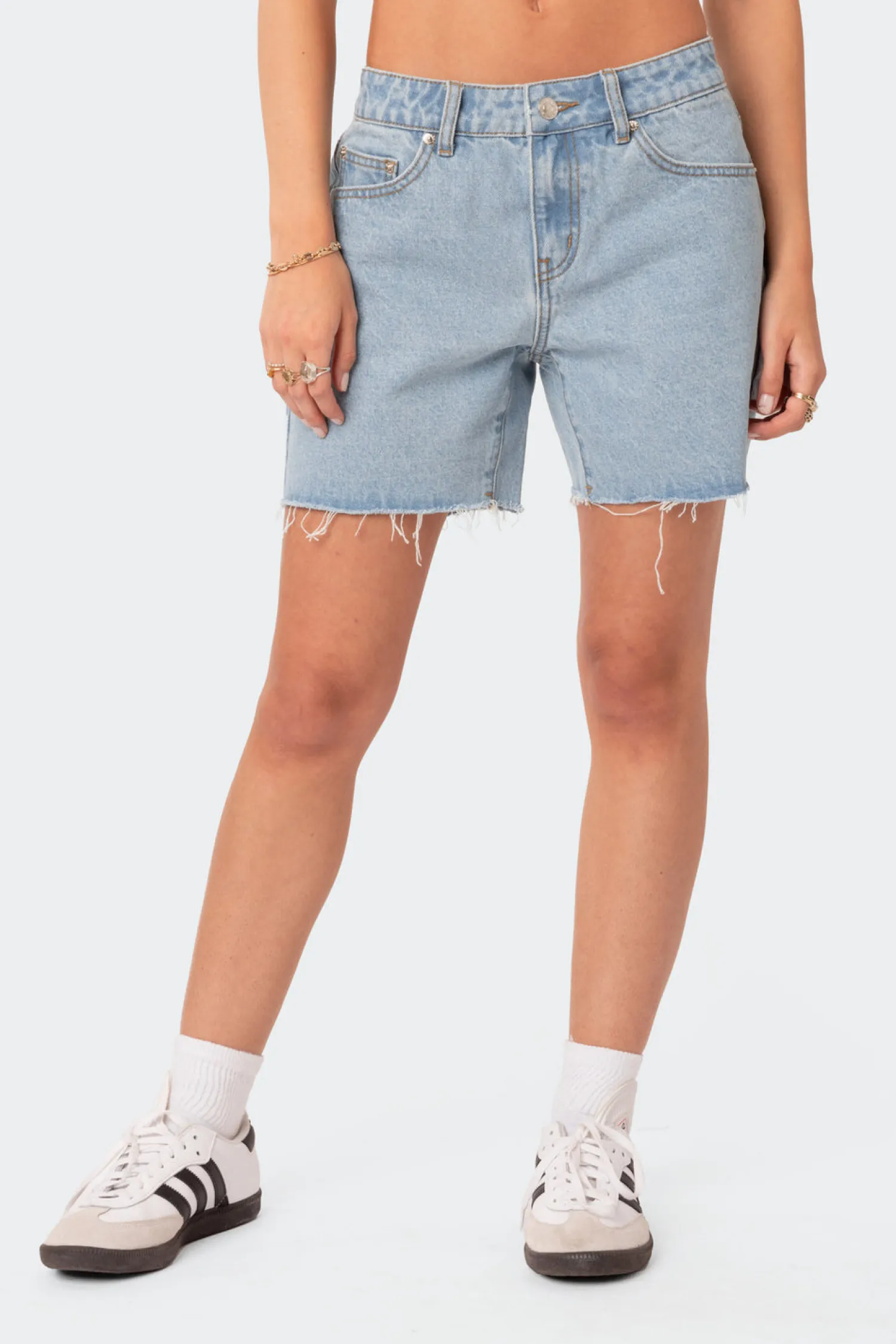 Shorts | Shorts*edikted Tomboy Low Rise Denim Shorts LIGHT BLUE